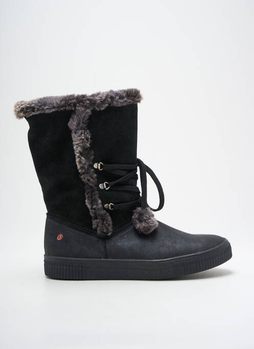 Bottines/boots fourrée talon plat jusqu'à 3cm noir GBB femme