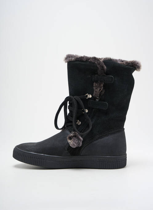 Bottines/boots fourrée talon plat jusqu'à 3cm noir GBB femme