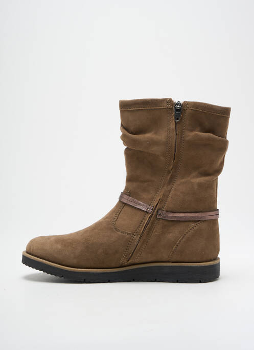 Bottines/boots nubuck bout rond marron NOËL fille