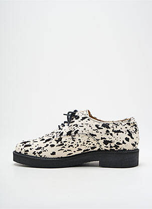 Derbies impression talon plat jusqu'à 3cm beige KICKERS femme