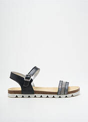 Sandales/Nu pieds noir BOPY pour fille seconde vue