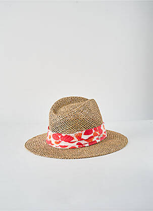 Chapeau rouge SEEBERGER femme