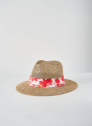 Chapeau rouge SEEBERGER pour femme
