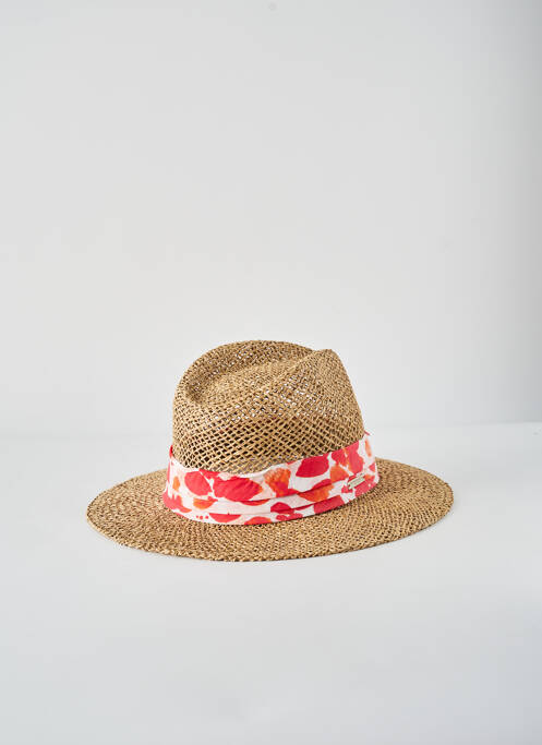 Chapeau rouge SEEBERGER pour femme