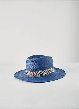 Chapeau imprimé fantaisie bleu MIRALLES homme