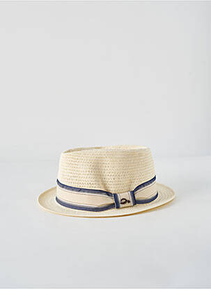 Chapeau imprimé rayures bleu GÖTTMANN homme