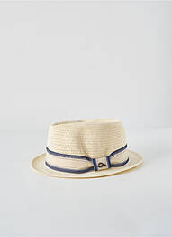 Chapeau imprimé rayures bleu GÖTTMANN homme