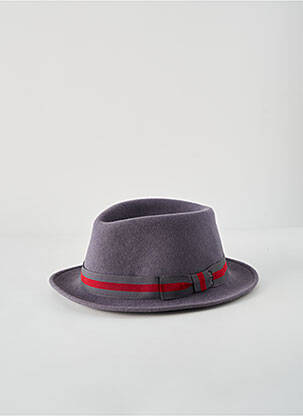 Chapeau gris BERNAL HATS homme