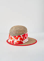 Chapeau rouge SEEBERGER pour femme seconde vue