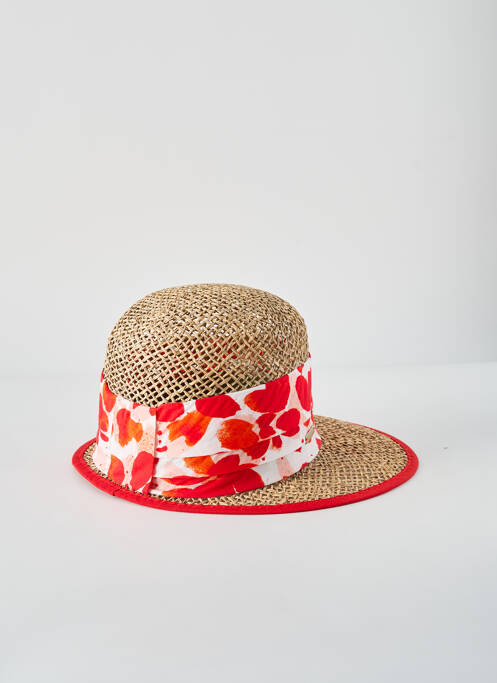 Chapeau rouge SEEBERGER pour femme