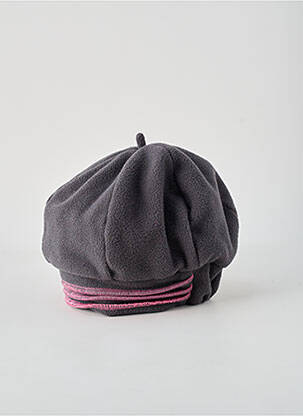 Bonnet forme béret gris SHANTIK femme