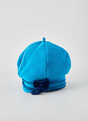 Bonnet forme béret bleu SHANTIK femme