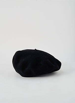 Bonnet maille opaque noir EXPOSITION unisexe