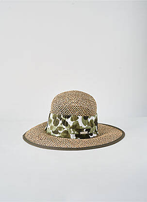 Chapeau vert SEEBERGER femme