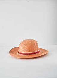 Chapeau orange MIRALLES femme