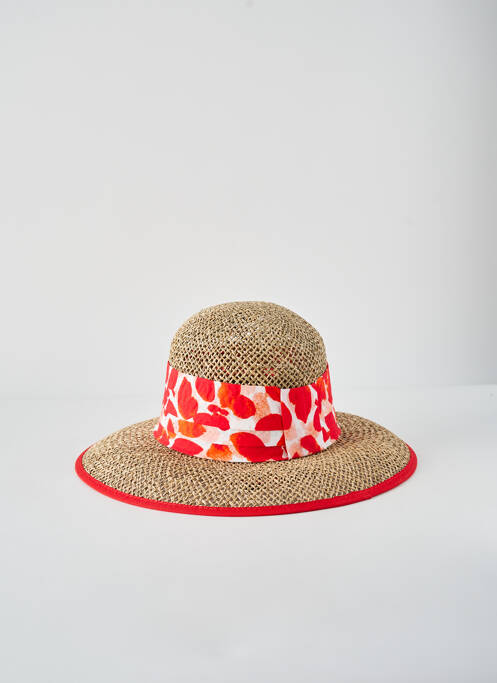 Chapeau rouge SEEBERGER pour femme