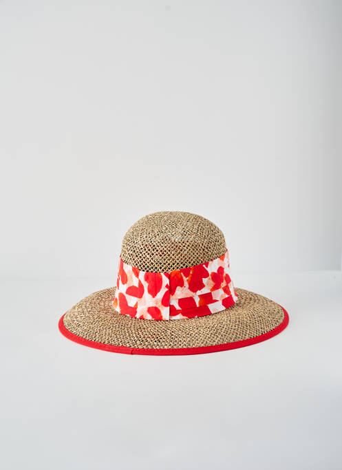 Chapeau rouge SEEBERGER pour femme