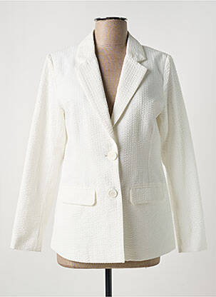 Blazer poches blanc CREAM femme