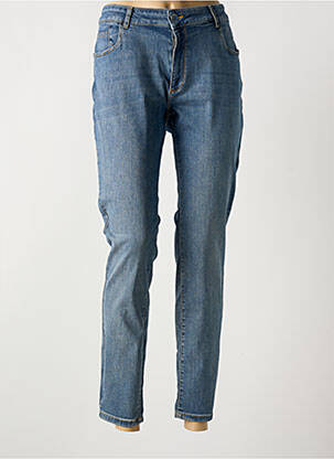 Jeans coupe slim stretch taille normale bleu PARA MI femme