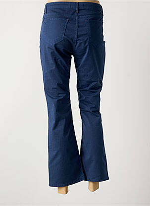 Pantalon 7/8 stretch taille normale bleu LAUREN VIDAL femme