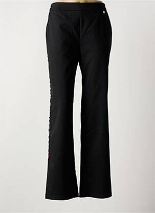 Pantalon flare taille élastique taille normale noir LOLA CASADEMUNT femme