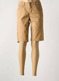 Bermuda slim taille normale beige CREAM femme