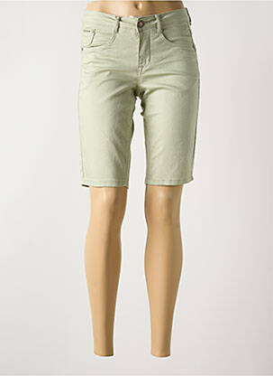 Bermuda taille normale taille normale vert CREAM femme