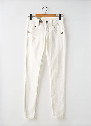 Jeans skinny taille normale taille normale blanc CREAM femme