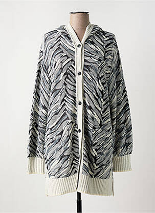 Gilet manches longues gris ALDOMARTINS pour femme