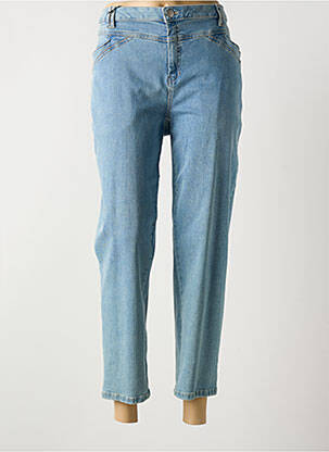 Jeans coupe droite bleu EVA KAYAN pour femme