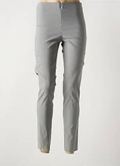 Pantalon slim gris LAUREN VIDAL pour femme seconde vue