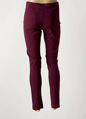 Pantalon slim violet LAUREN VIDAL pour femme seconde vue