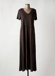 Robe longue marron CREAM pour femme seconde vue