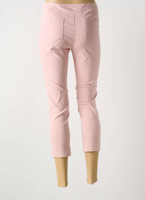 Jegging tissage popeline taille normale rose LAUREN VIDAL femme