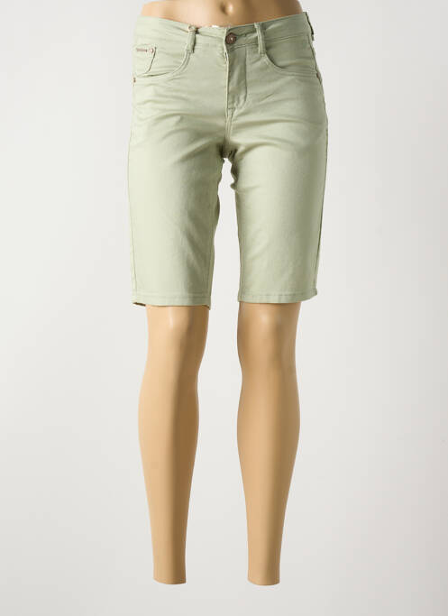 Bermuda taille normale taille normale vert CREAM femme