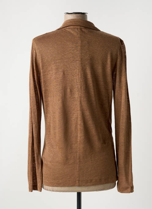 Blazer marron LAUREN VIDAL pour femme