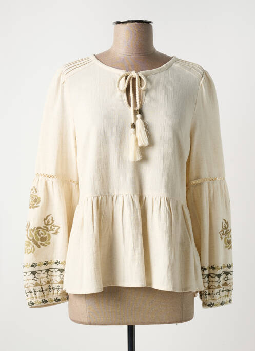 Blouse beige CREAM pour femme