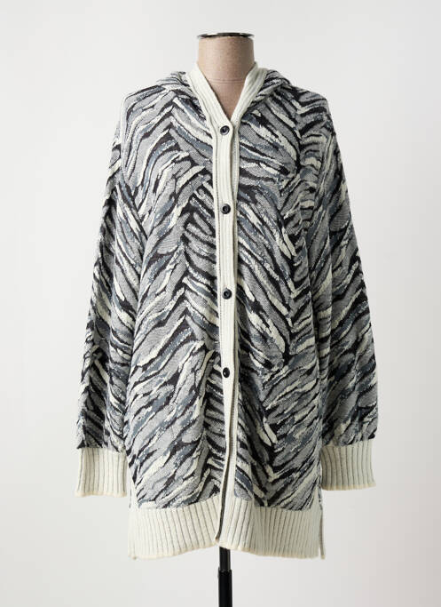 Gilet manches longues gris ALDOMARTINS pour femme