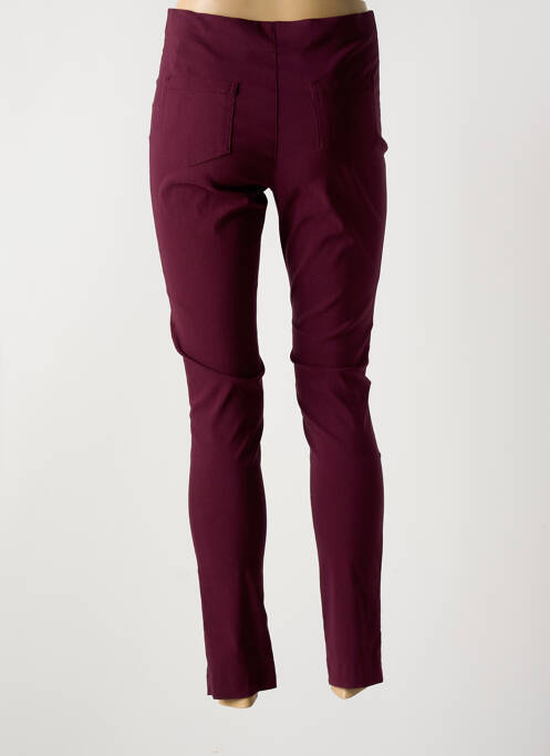 Pantalon slim violet LAUREN VIDAL pour femme