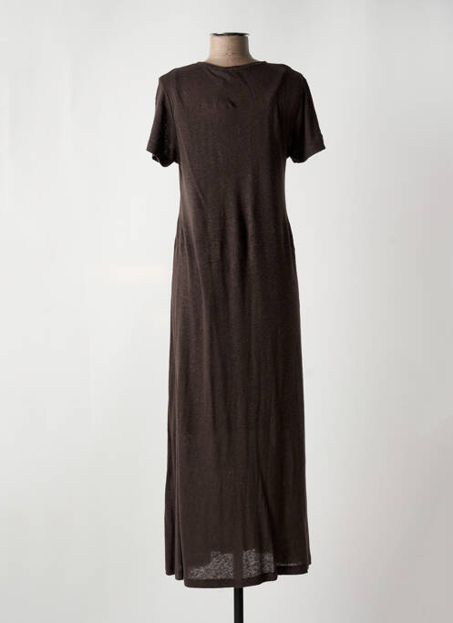 Robe longue marron CREAM pour femme