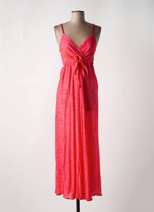 Robe longue rose EVA KAYAN pour femme