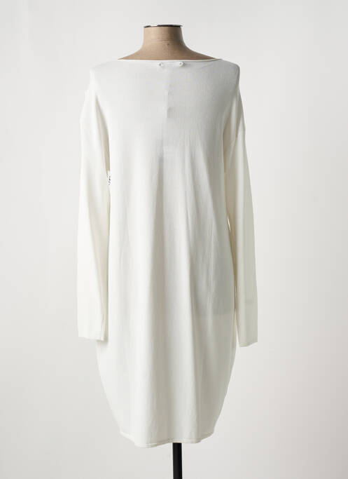 Robe pull blanc SARAH PACINI pour femme