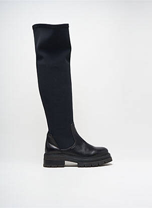 Cuissardes tissage satiné talon de 4 à 6cm noir THE SELLER femme