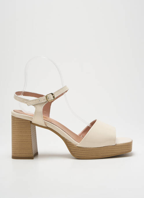 Sandales/Nu pieds beige SWEET LEMON pour femme