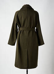 Manteau long vert C'MELODIE pour femme seconde vue