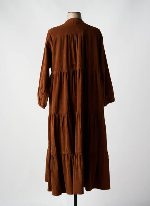 Robe longue marron ORIENTIQUE NATURALLY pour femme