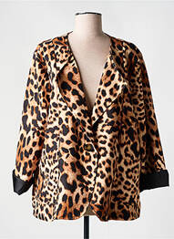 Blazer poches marron PIMENT ROUGE femme