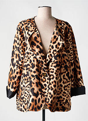 Blazer poches marron PIMENT ROUGE femme