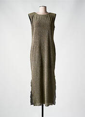 Robe longue or COMPAÑIA FANTASTICA pour femme seconde vue