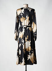 Robe mi-longue noir EMILIE.K pour femme seconde vue